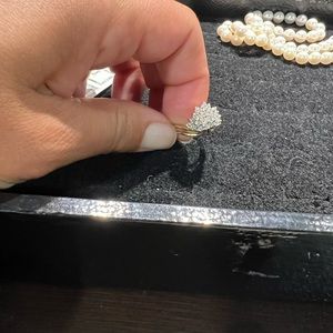 14 carat Diamond cluster 1.5ctw